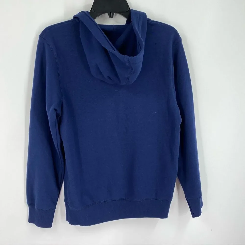 GAP Kids Zipper Front Blue Graphic Hoodie Size XXL New with tags